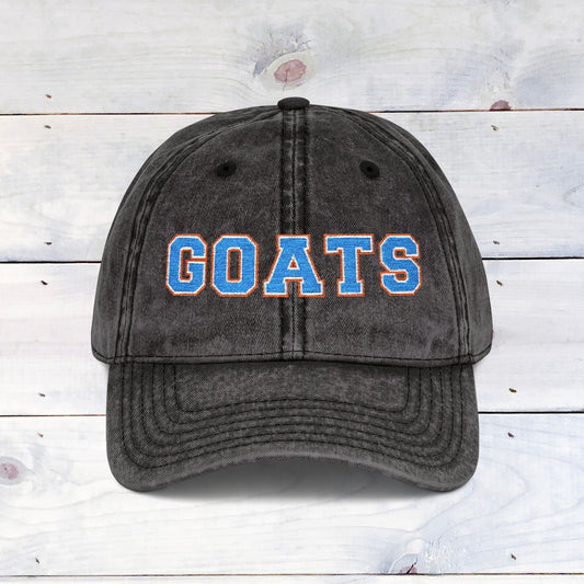 Vintage Embroidered Cap - Goats Custom