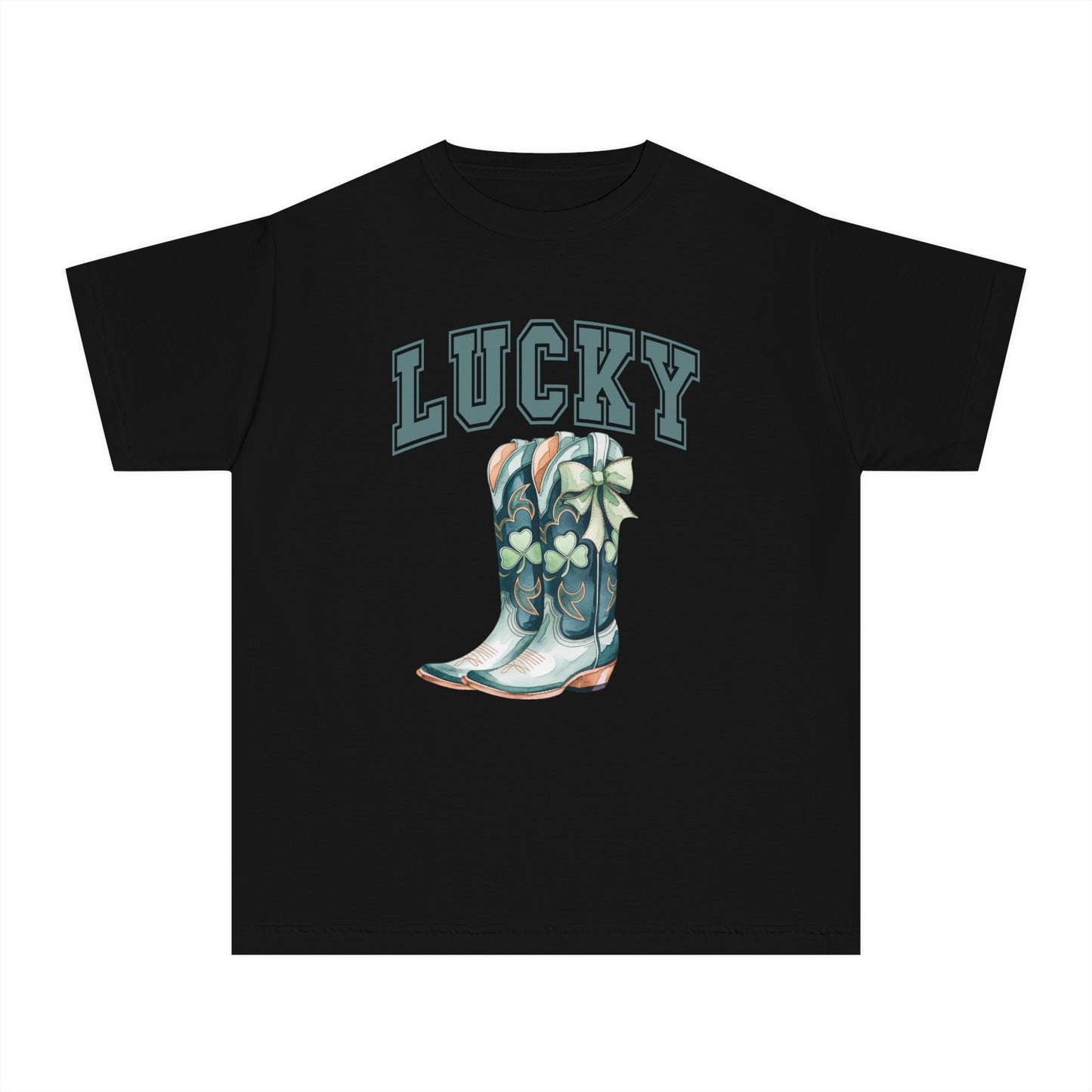 Lucky Girl Youth Comfort Colors Tee