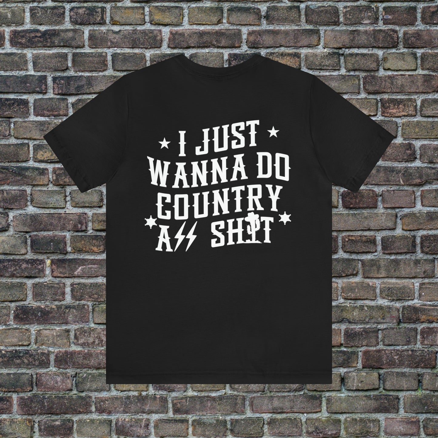 Wallen Tour Shirt - Beer Can Front, Country A$$ Sh*t Back  Unisex T-shirt, White Text