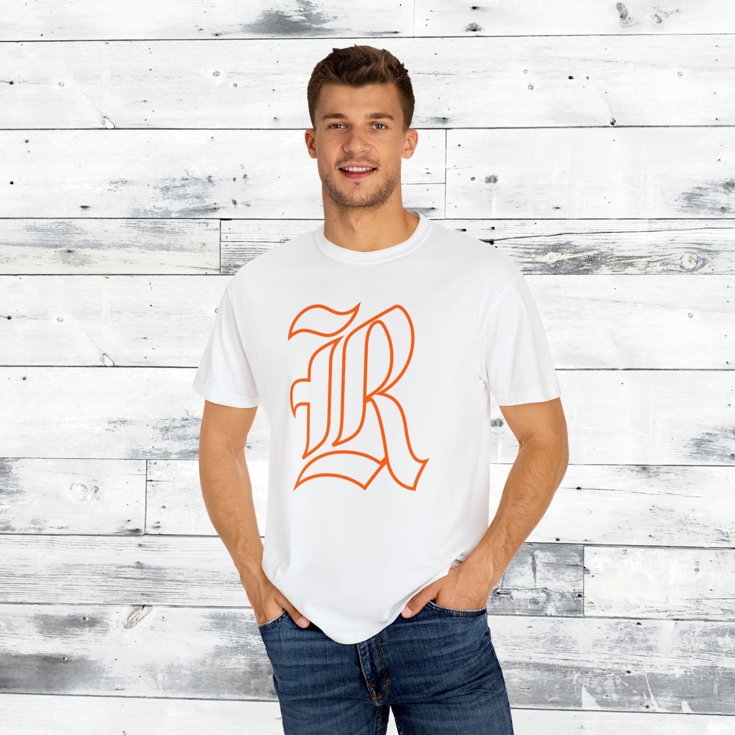 The Original Rockwall R Outline - Comfort Colors T