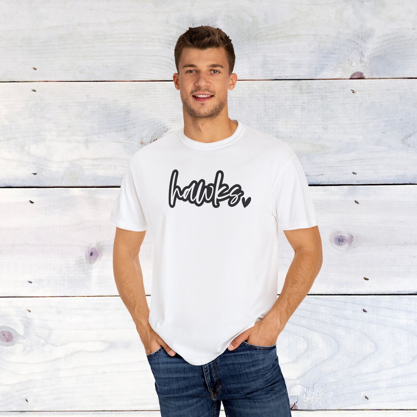 Hawks Love Comfort Colors Unisex Shirt