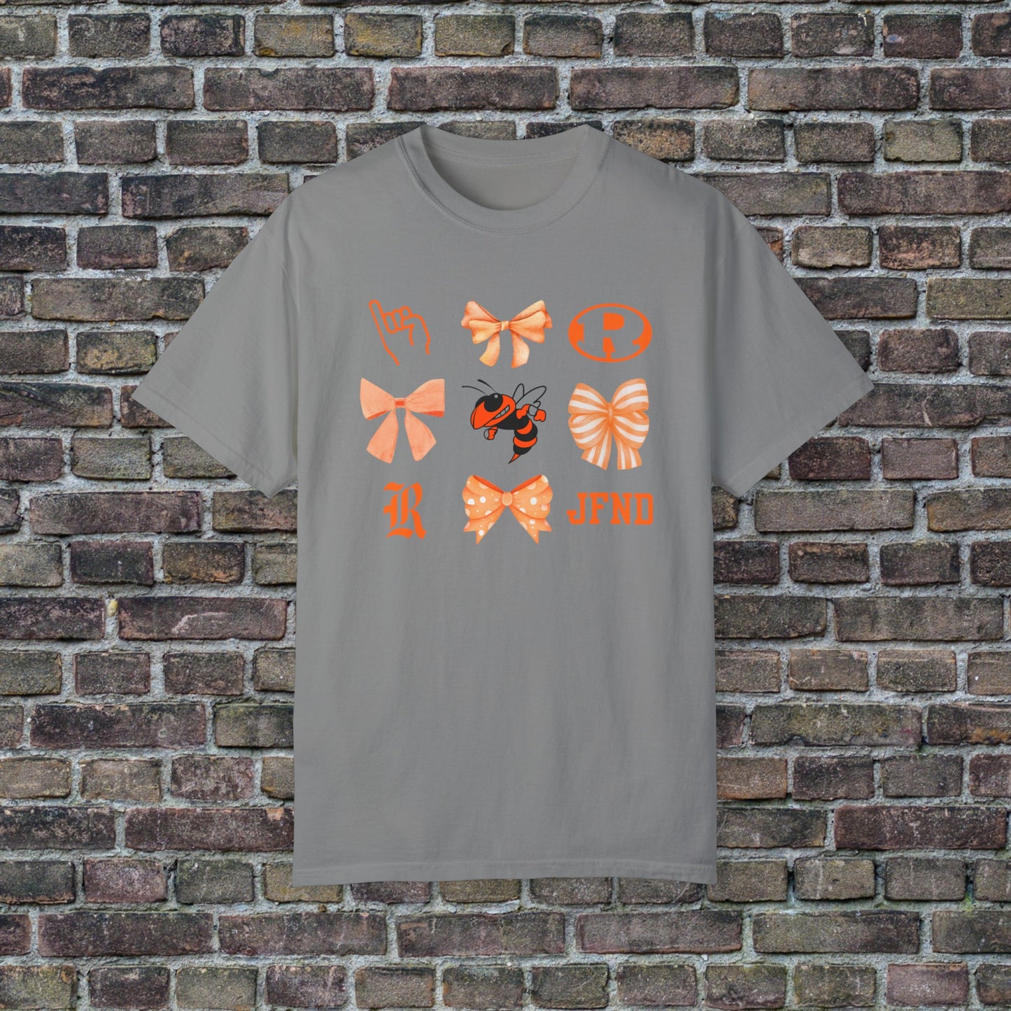 Rockwal Yellowjacket Bow Comfort Colors T