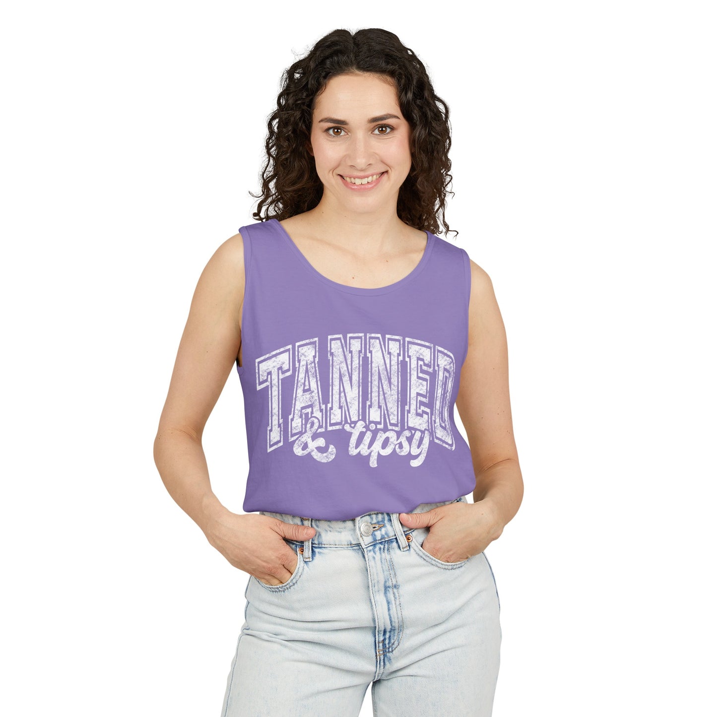 Tanned & Tipsy Comfort Colors Tank