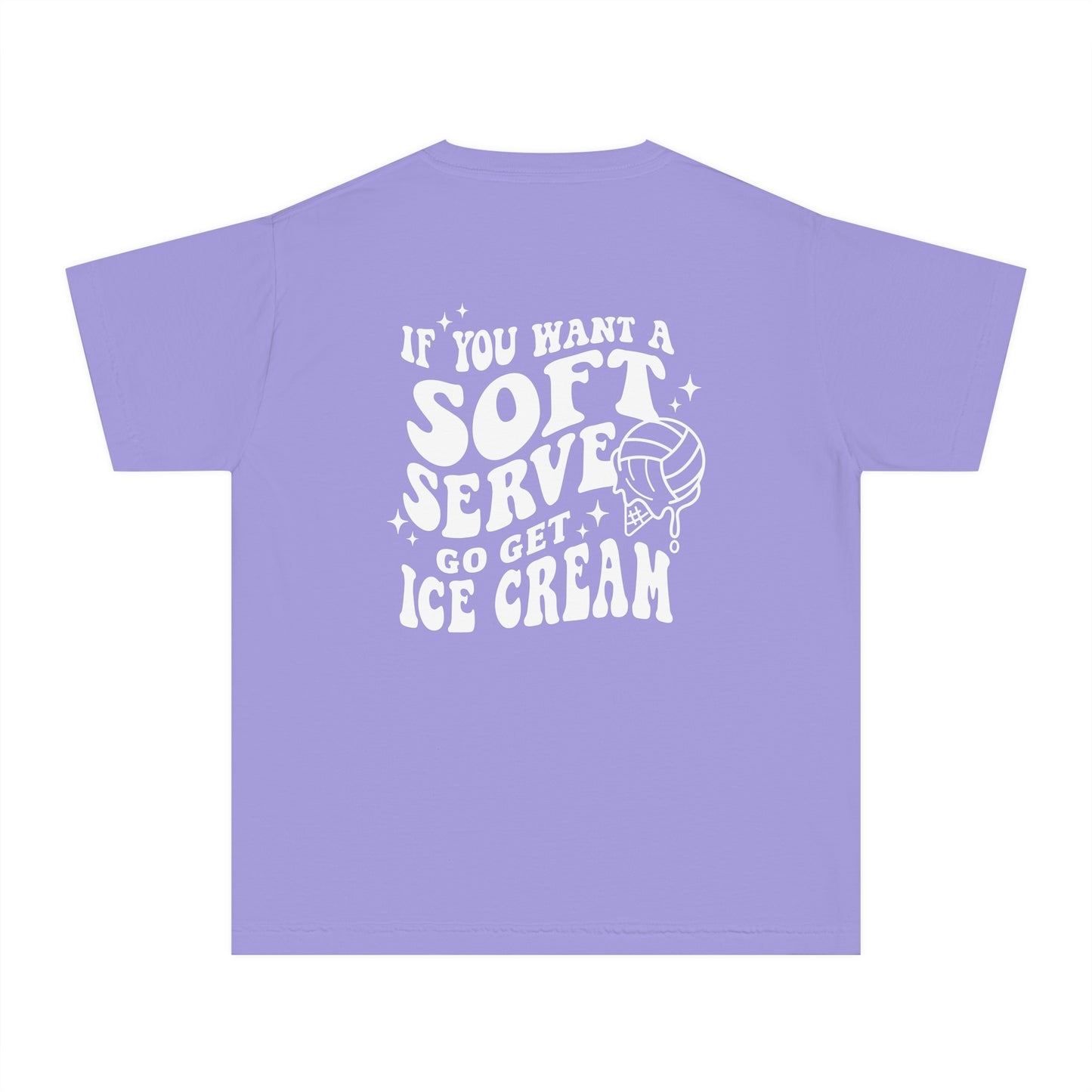 Fun Youth Volleyball Comfort Colors Tee