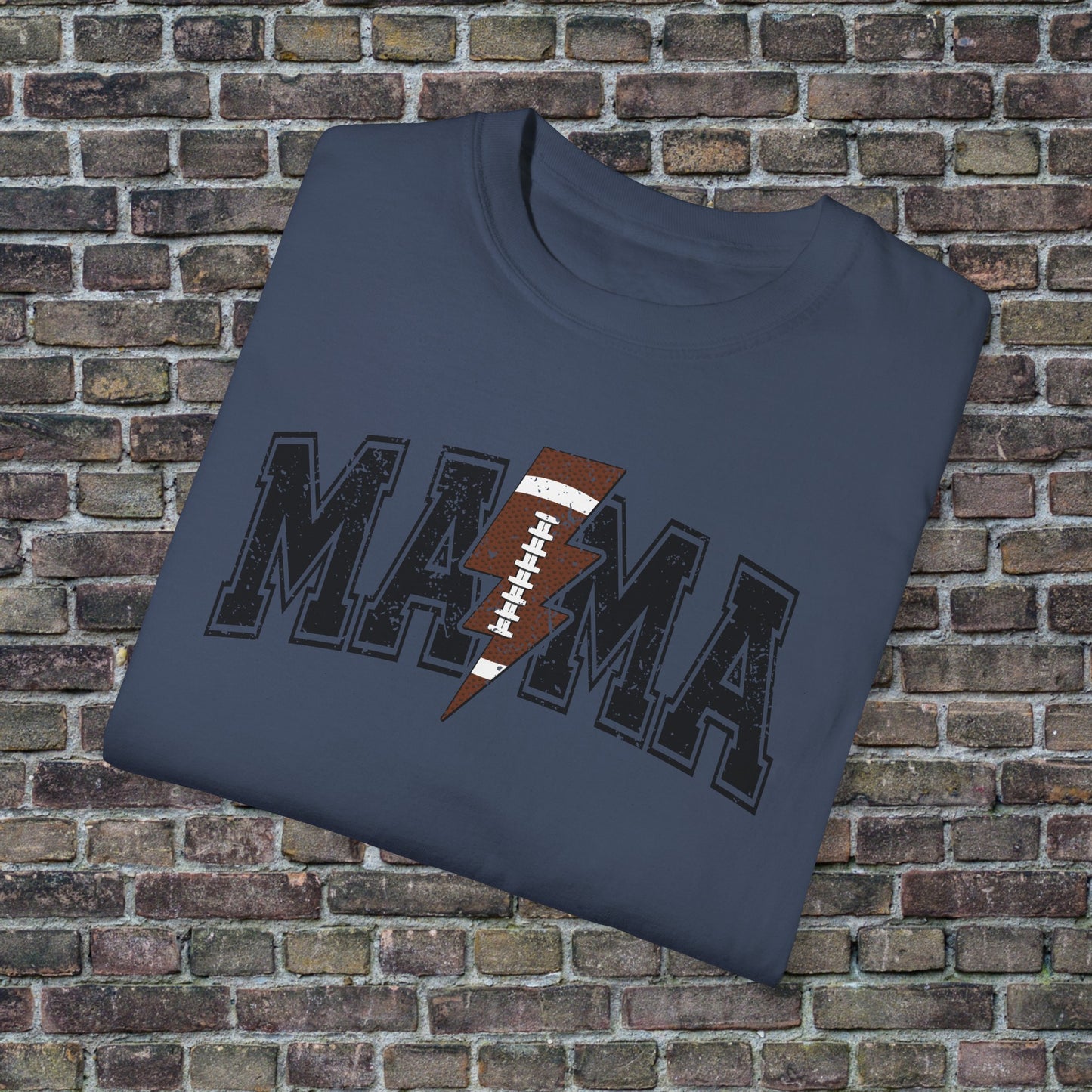 Football Mama Bolt Comfort Colors T