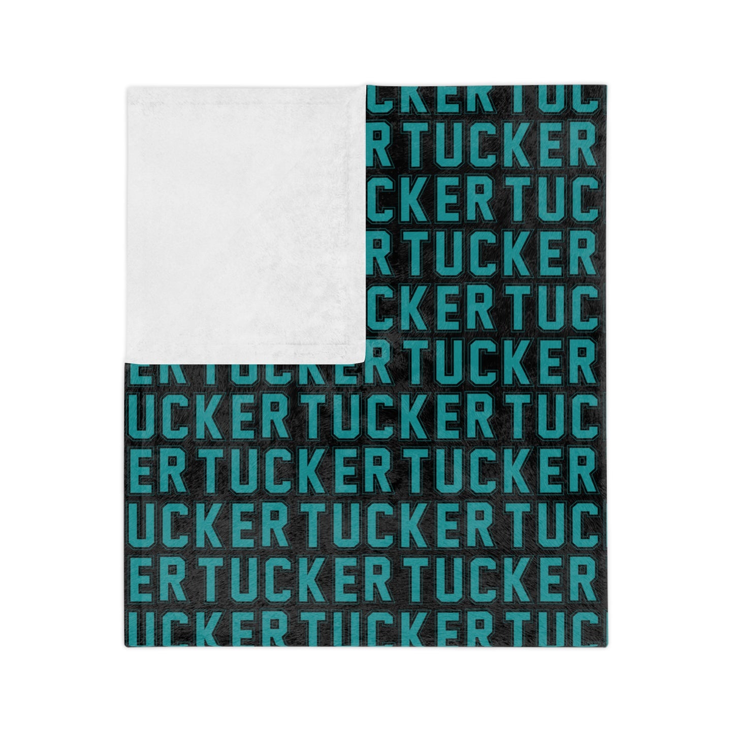 Custom Tucket Blanket Teal