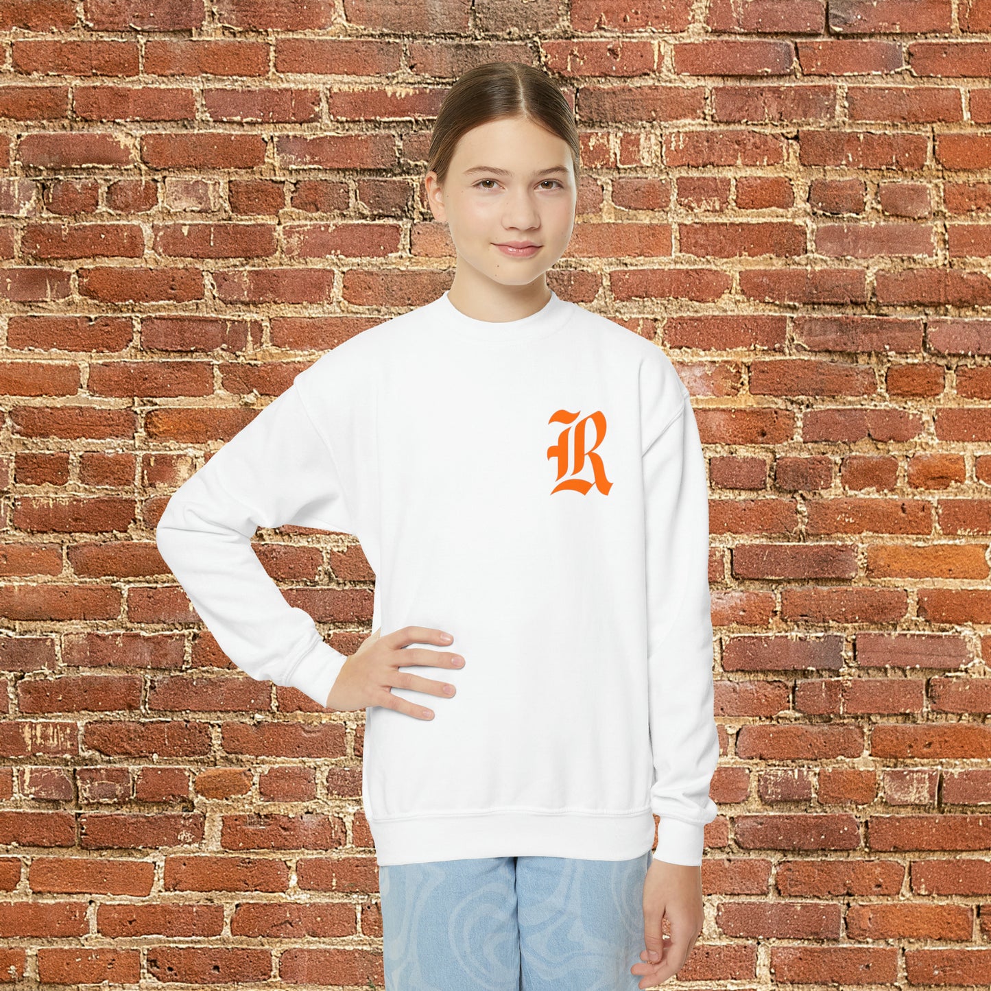 Youth Old School R Front - Fighting Jacket Back Sweater