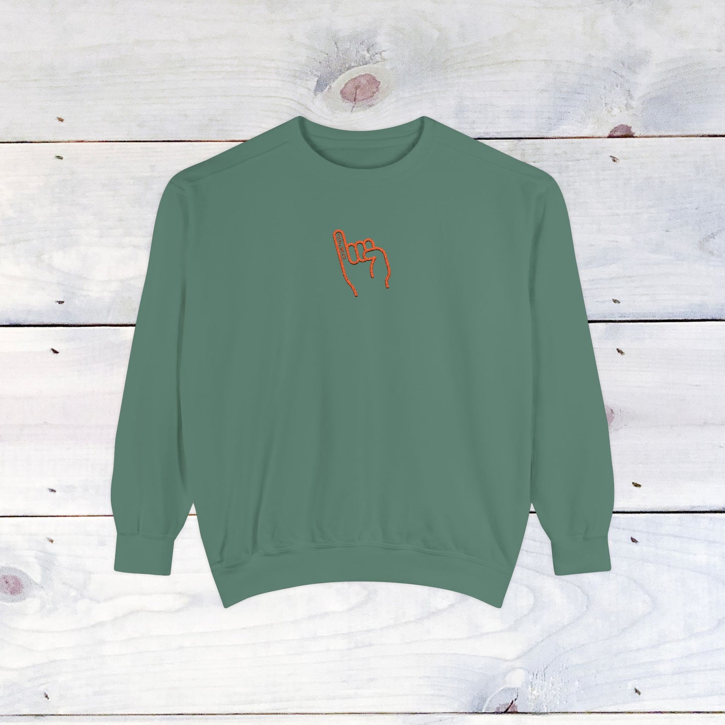 JFND Stingers Up Embroidery Unisex Comfort Colors Sweater