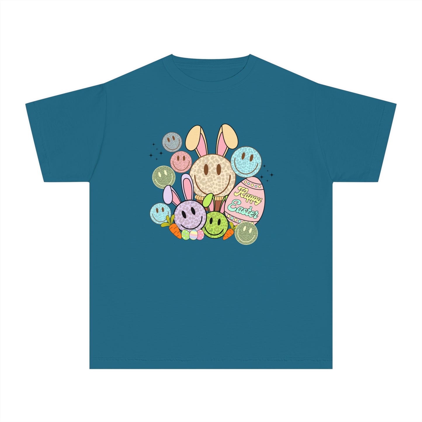 Funky Easter Youth Comfort Colors Tee