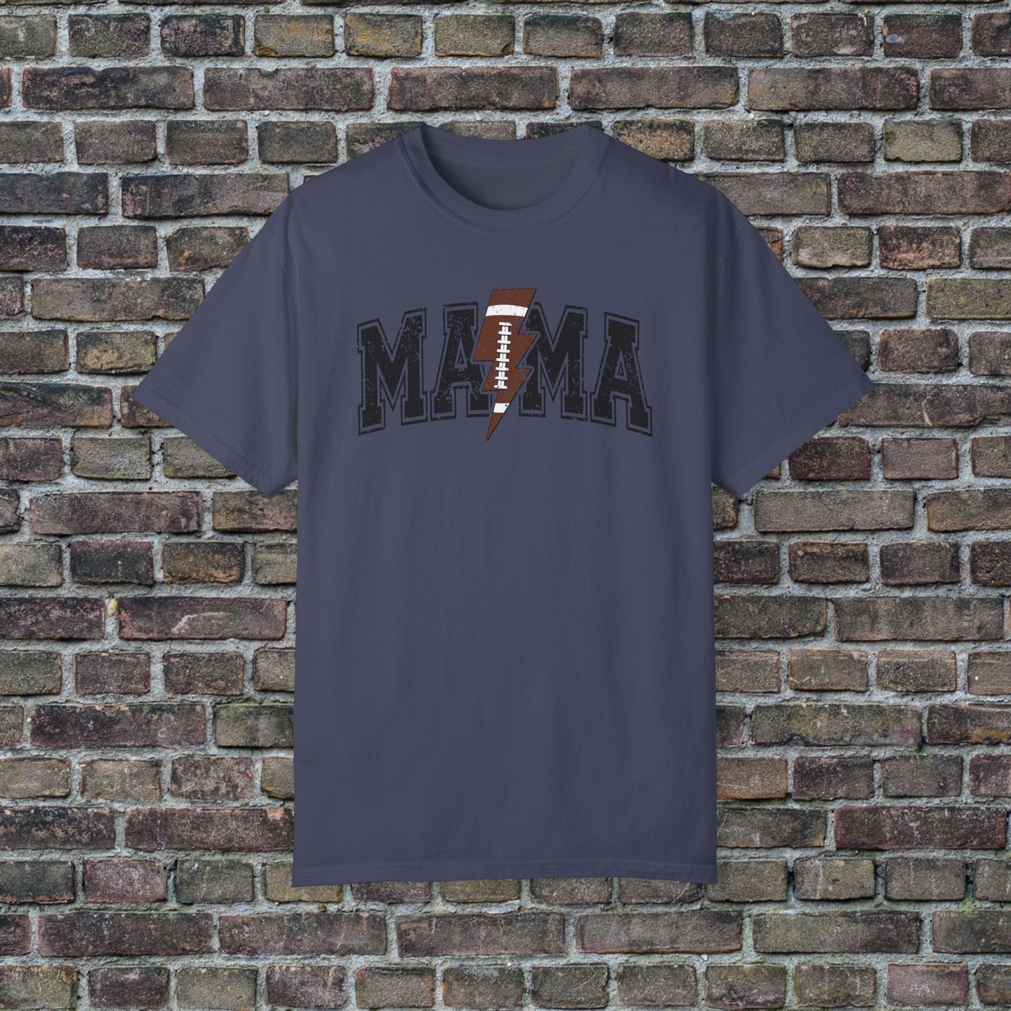 Football Mama Bolt Comfort Colors T