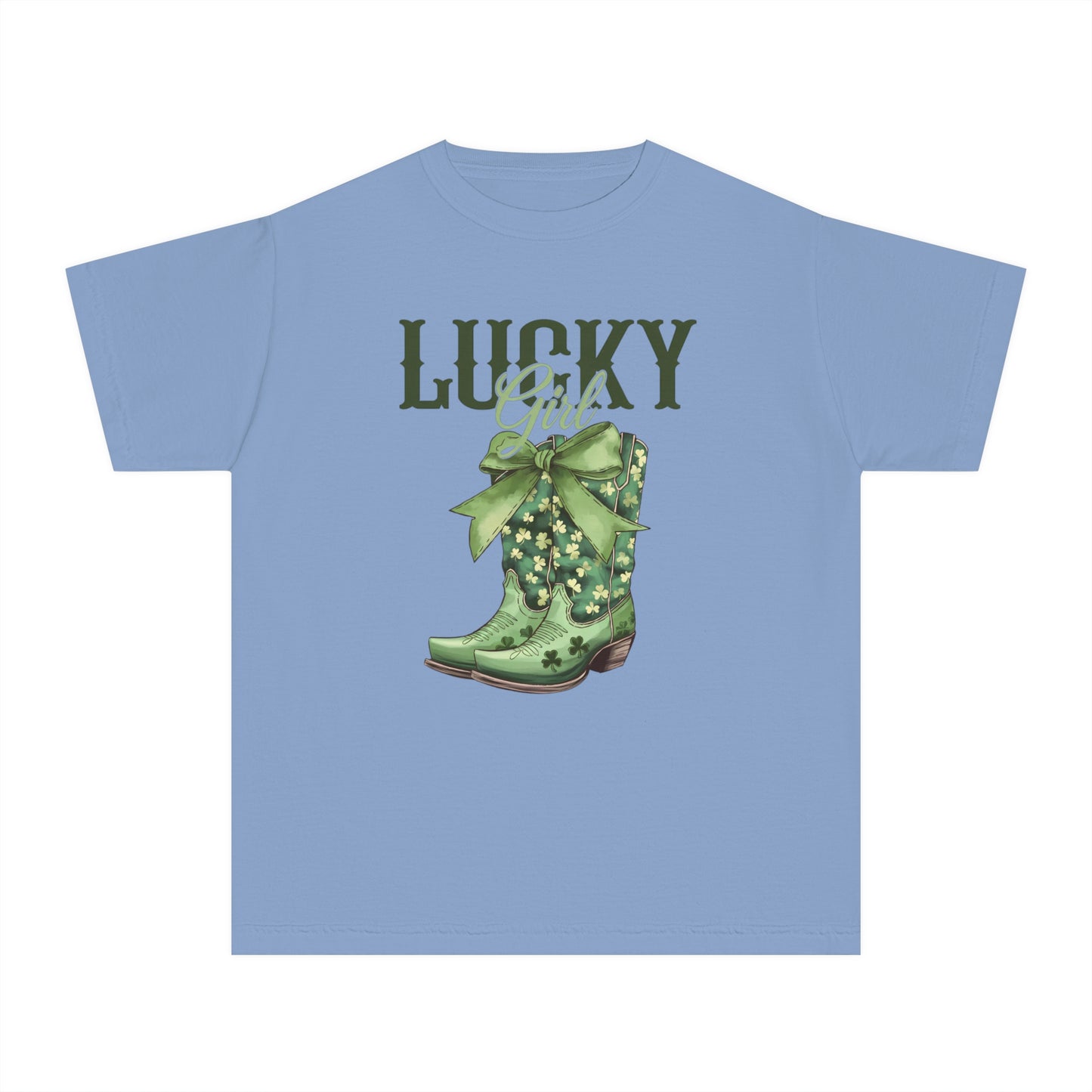 Lucky Girl Youth Comfort Colors Tee