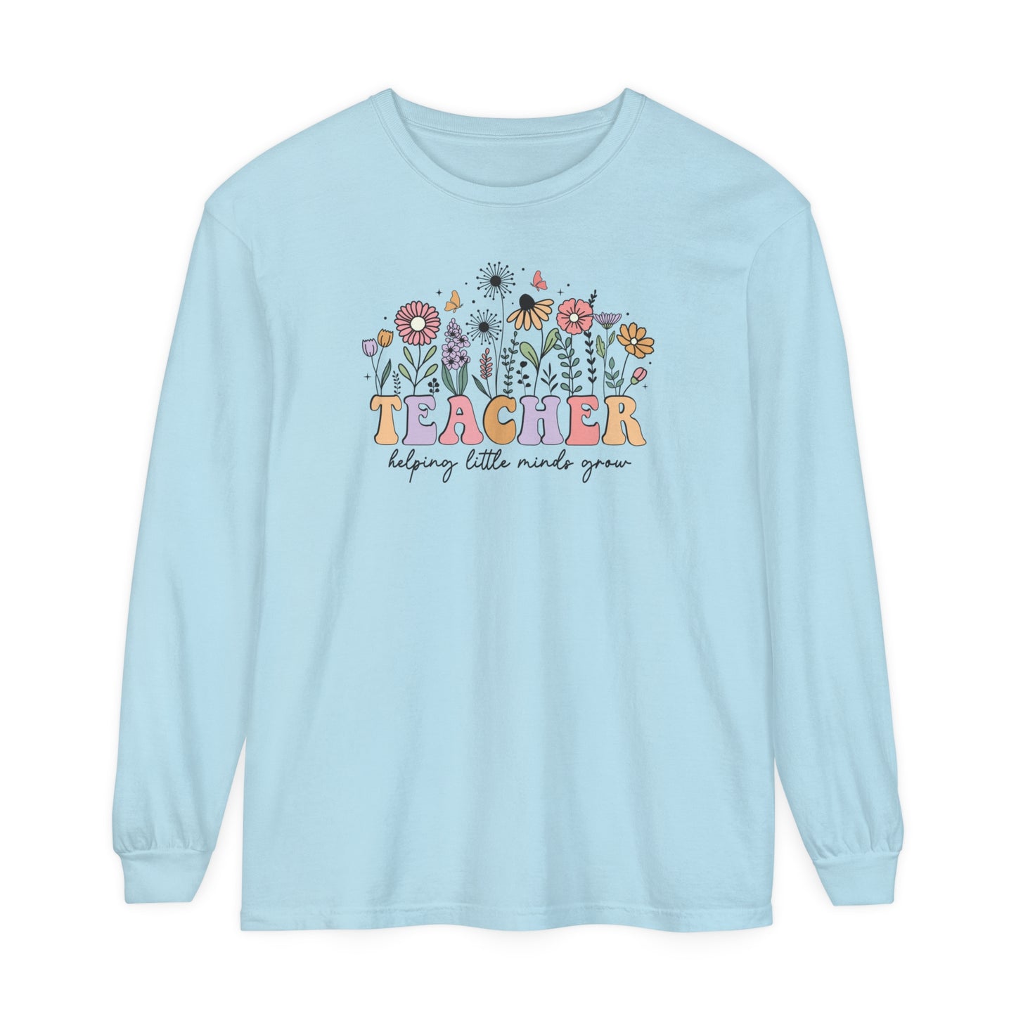 Teacher Long Sleeve Comfort Colors T-Shirt