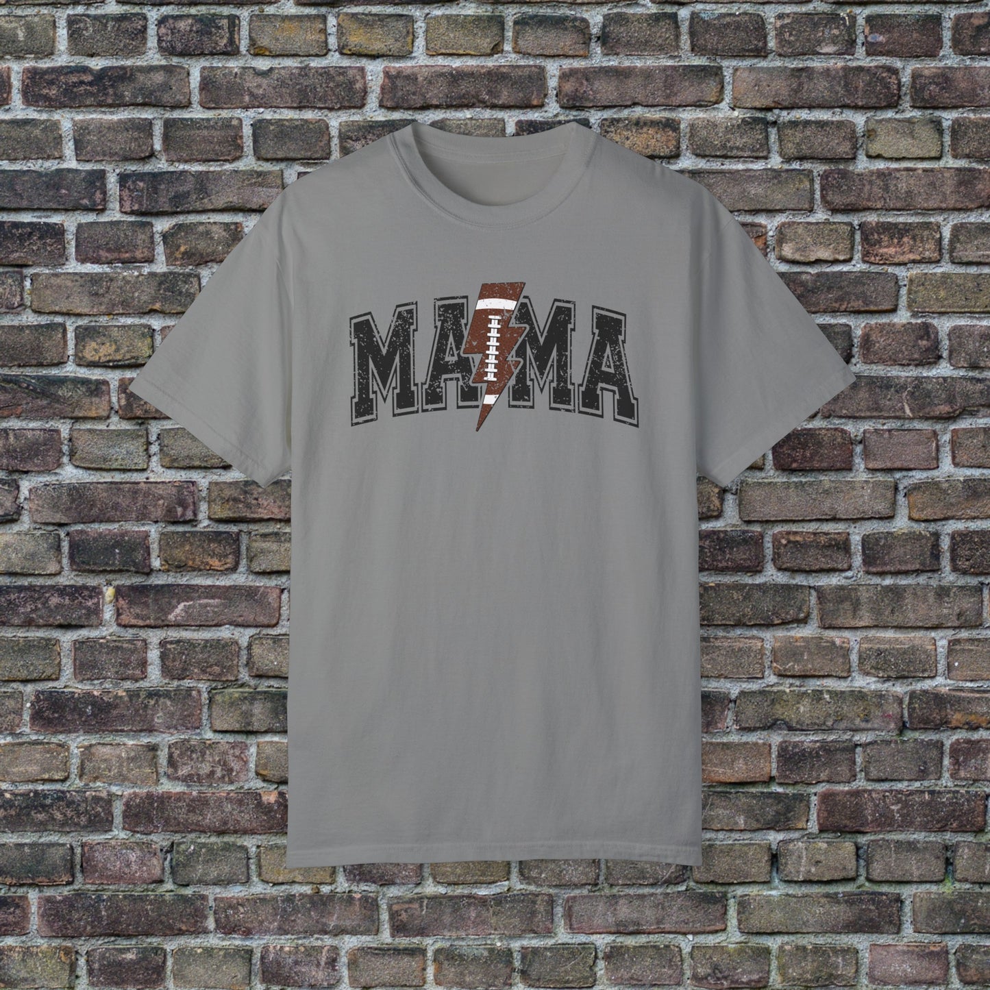 Football Mama Bolt Comfort Colors T