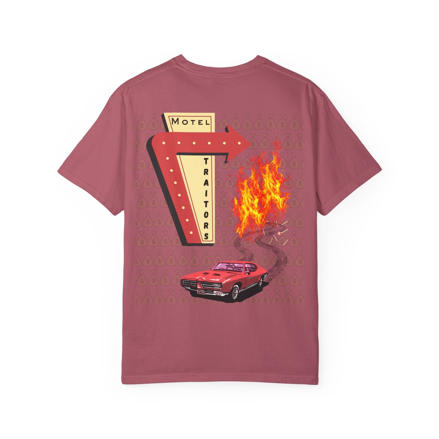 Motel Traitors - Taylor Swift Comfort Colors Shirt - Main Graphic on back