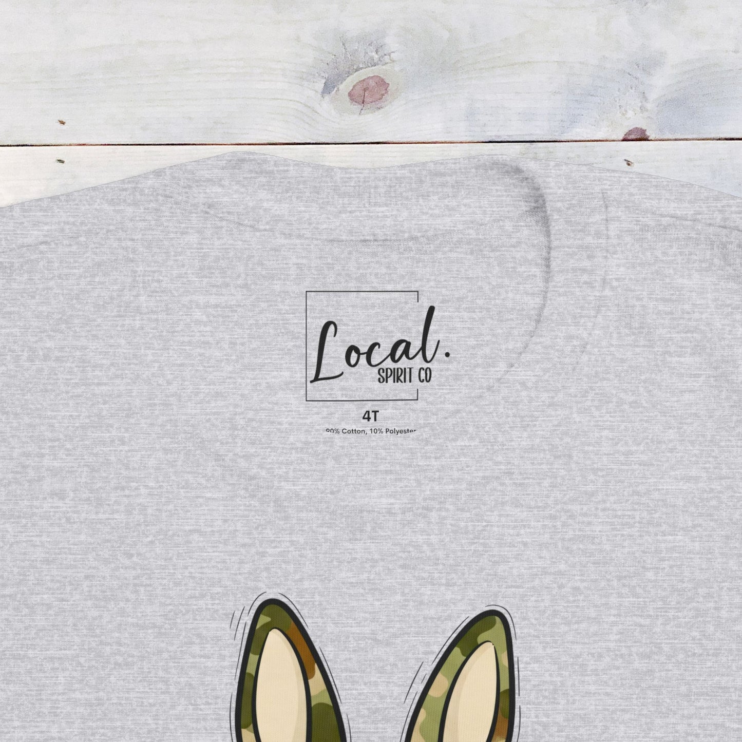 Camo Bunny Toddler Shirt