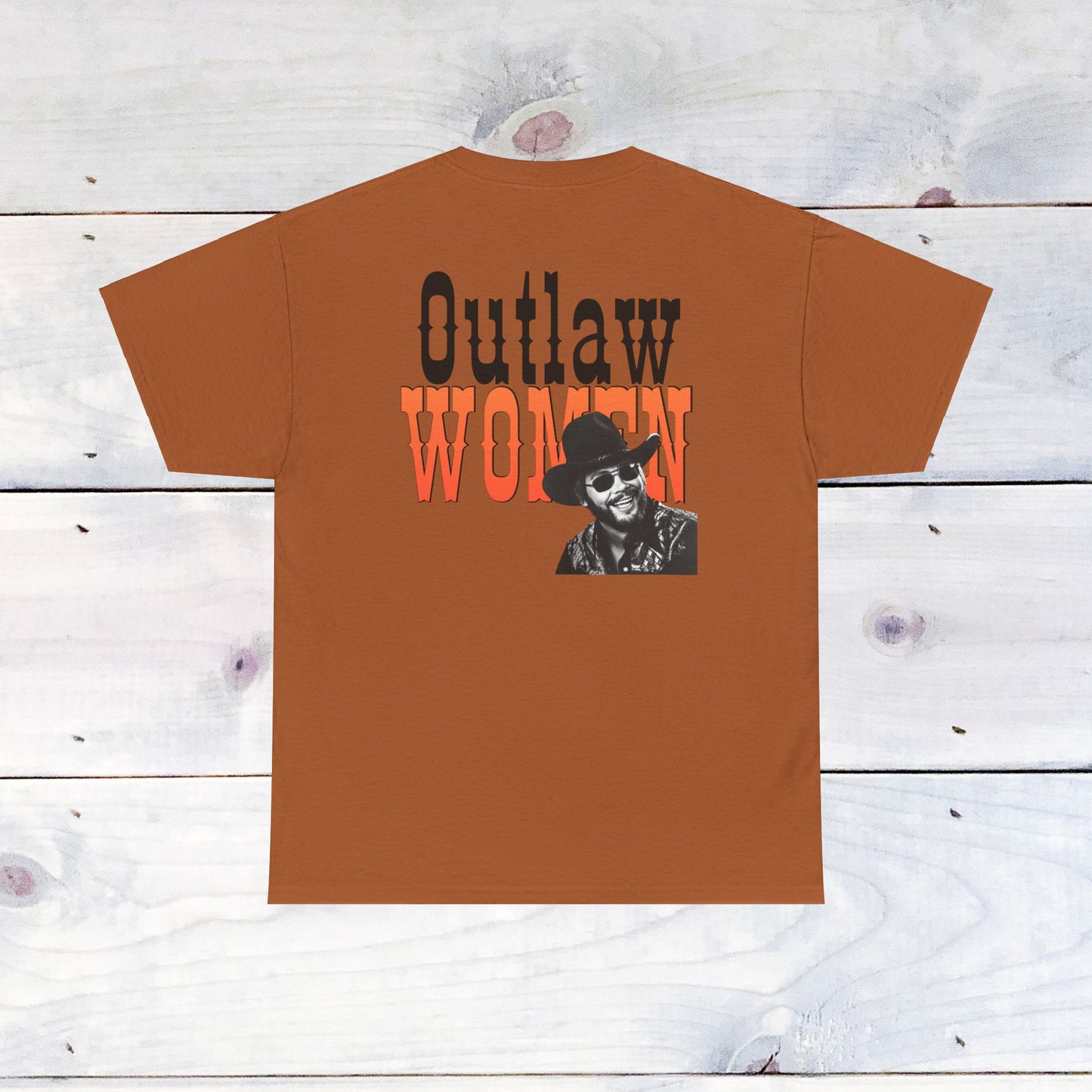 Hank Outlaw Women Unisex Cotton Tee