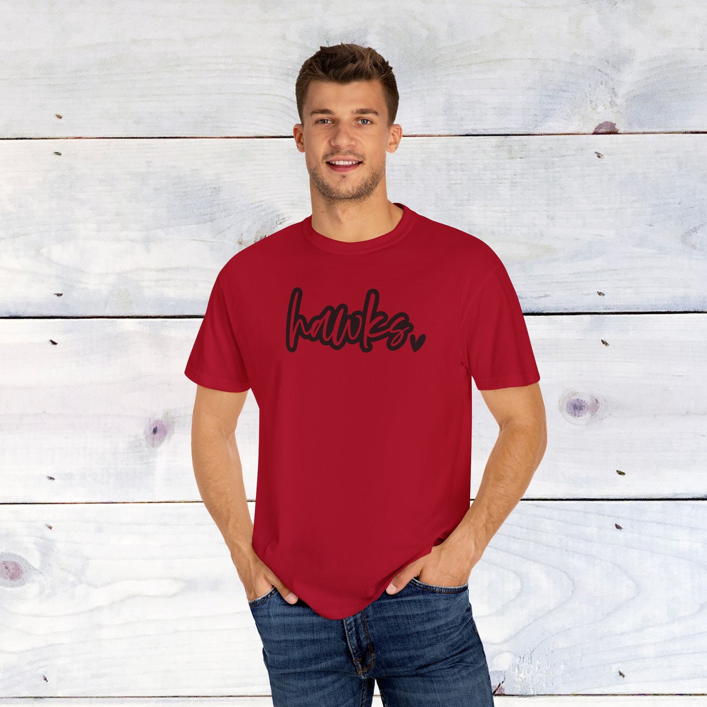 Hawks Love Comfort Colors Unisex Shirt