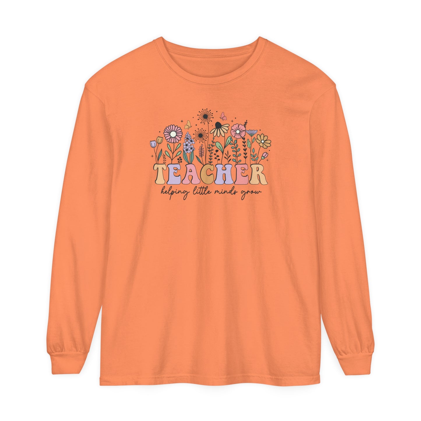 Teacher Long Sleeve Comfort Colors T-Shirt