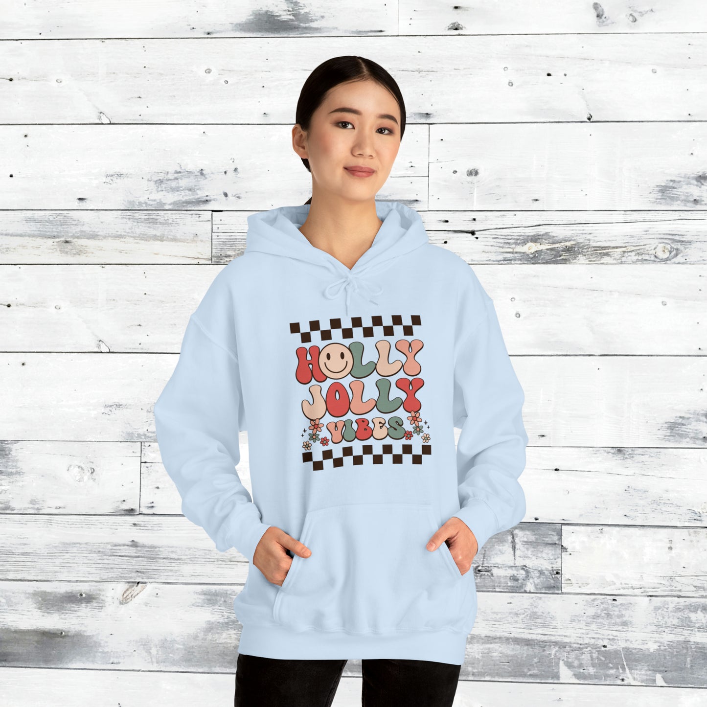 Holly Jolly Vibes Hoodie