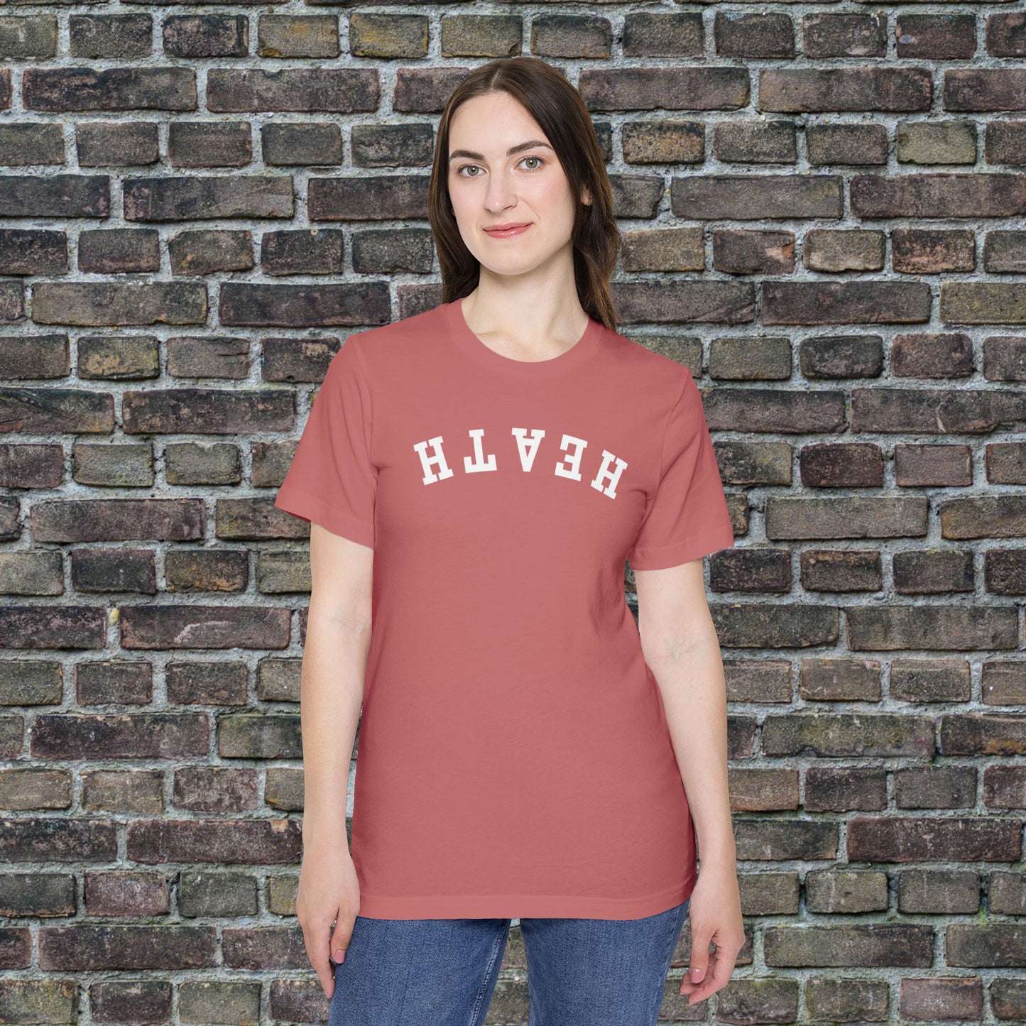 Upside down solid Heath T- Shirt