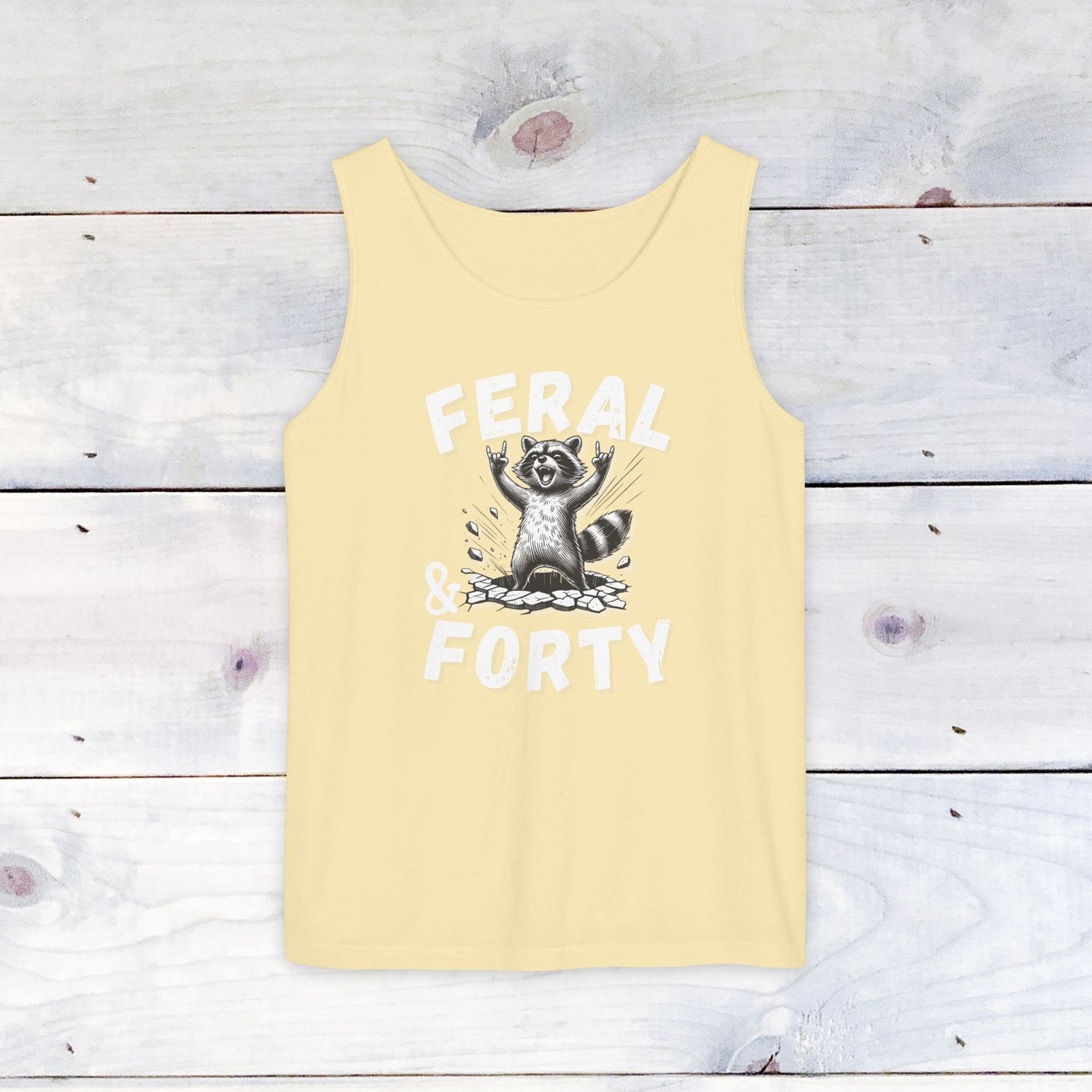 Feral & Forty Rockin' Comfort Colors Tank Top