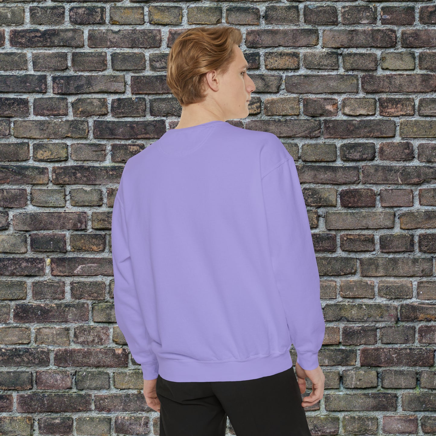 Game Day Comfort Colors Sweater - Brown Text