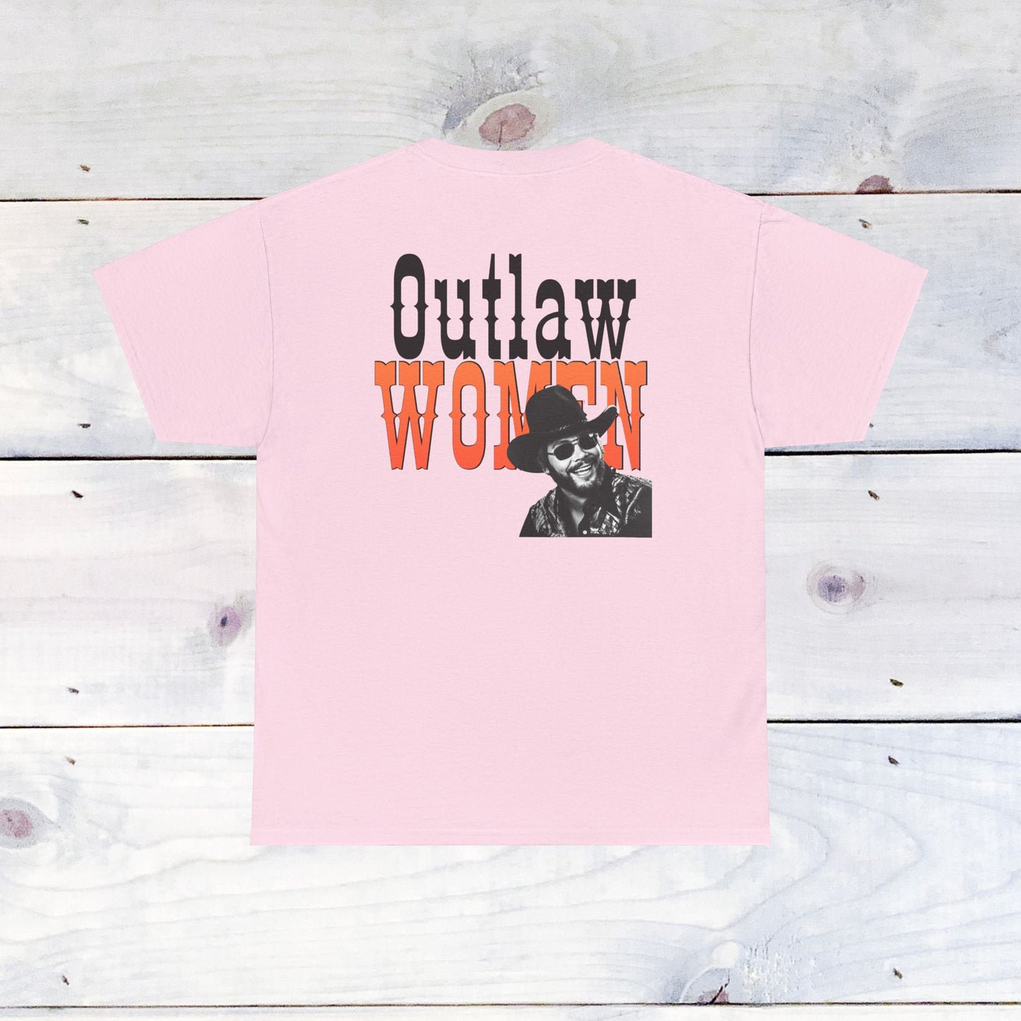 Hank Outlaw Women Unisex Cotton Tee
