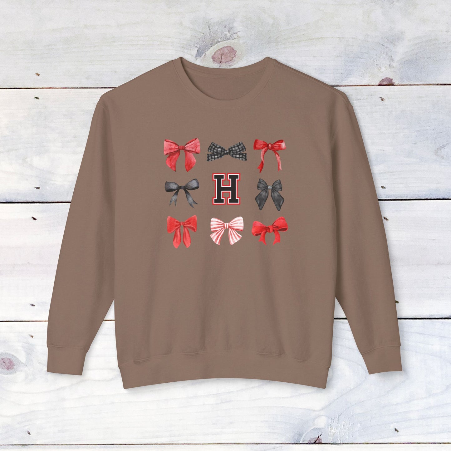Heath Bow Comfort Colors Sweater