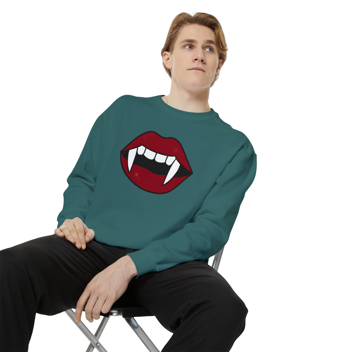 Vampire Fang Comfort Colors Sweater