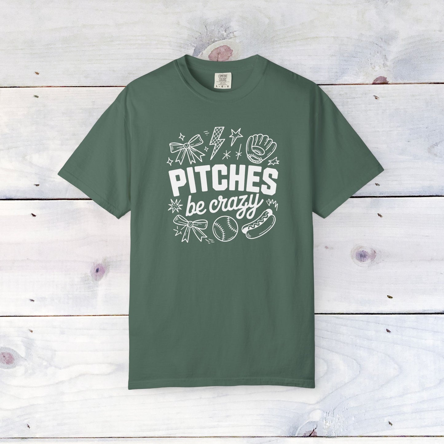 Pitches be Crazy Comfort Colors Unisex Shirt