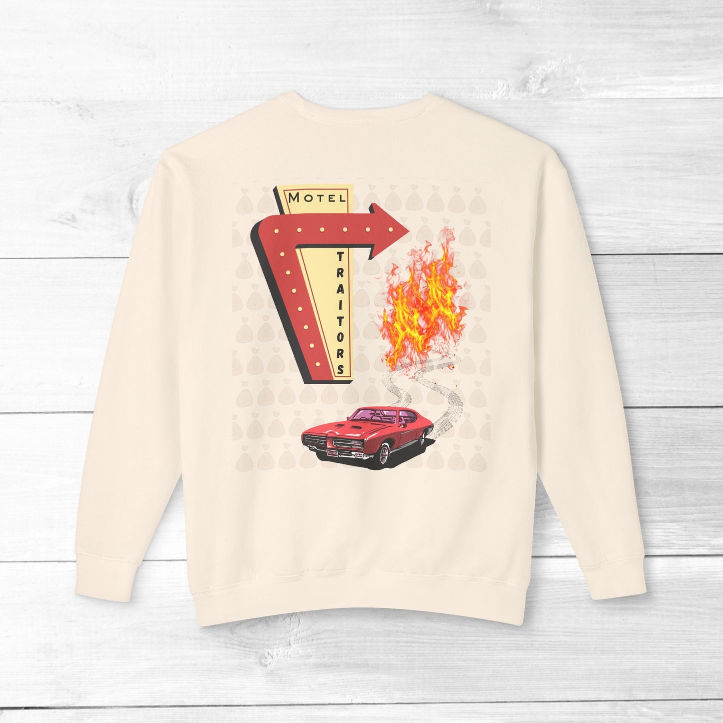 Motel Traitors, Getaway Car - Comfort Colors Sweater