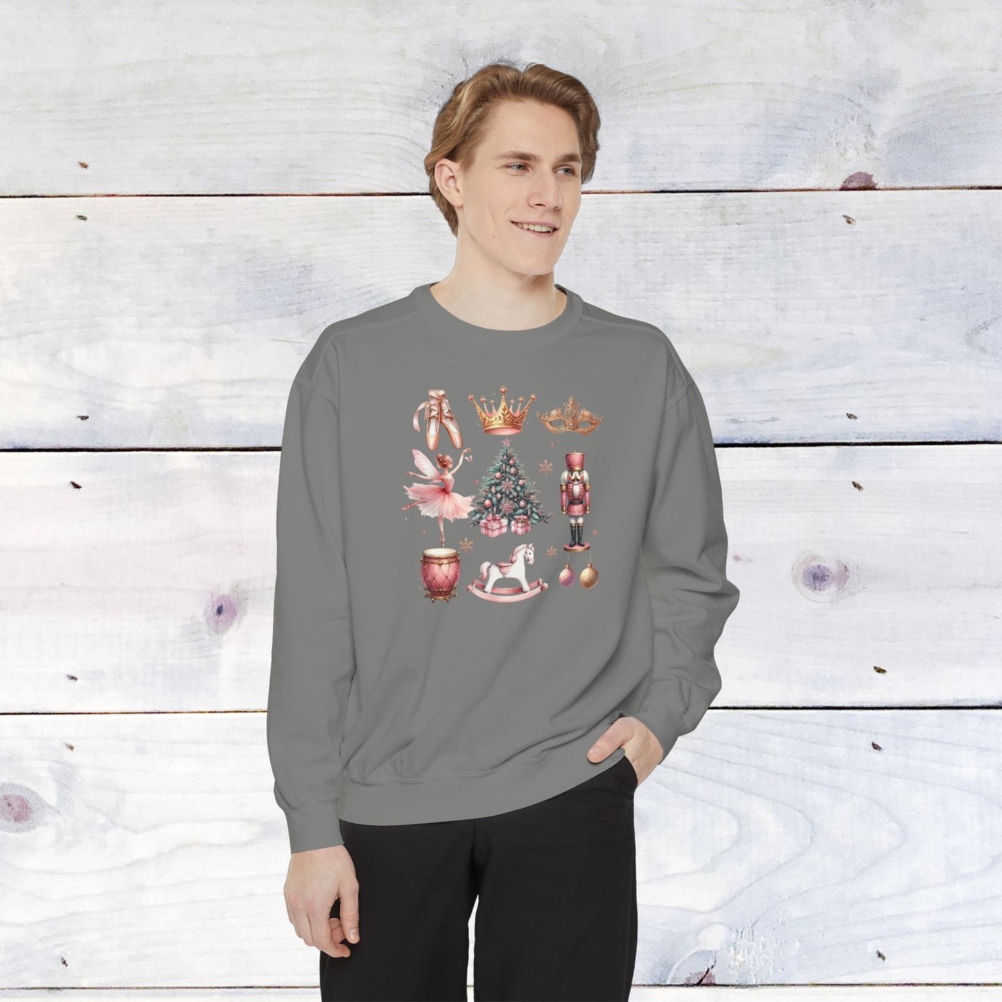 The Nutcracker Grid Comfort Colors Sweater