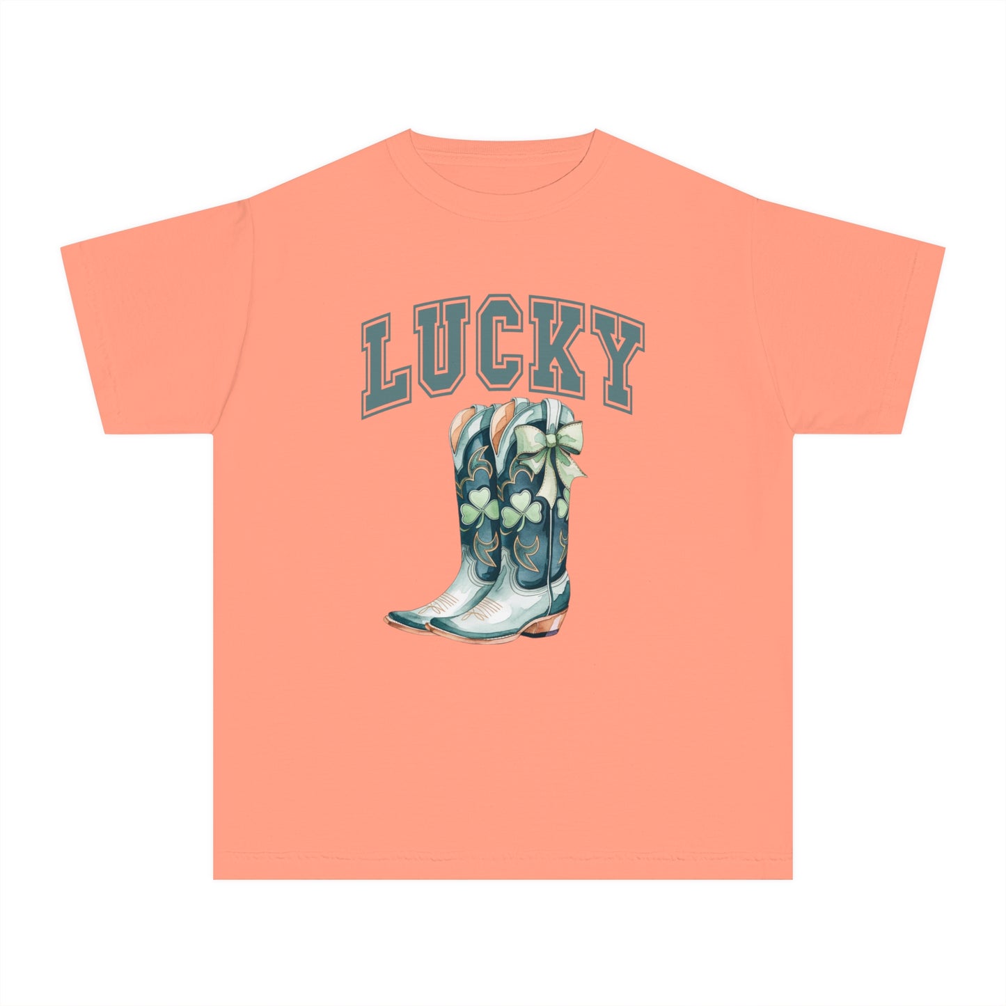 Lucky Girl Youth Comfort Colors Tee