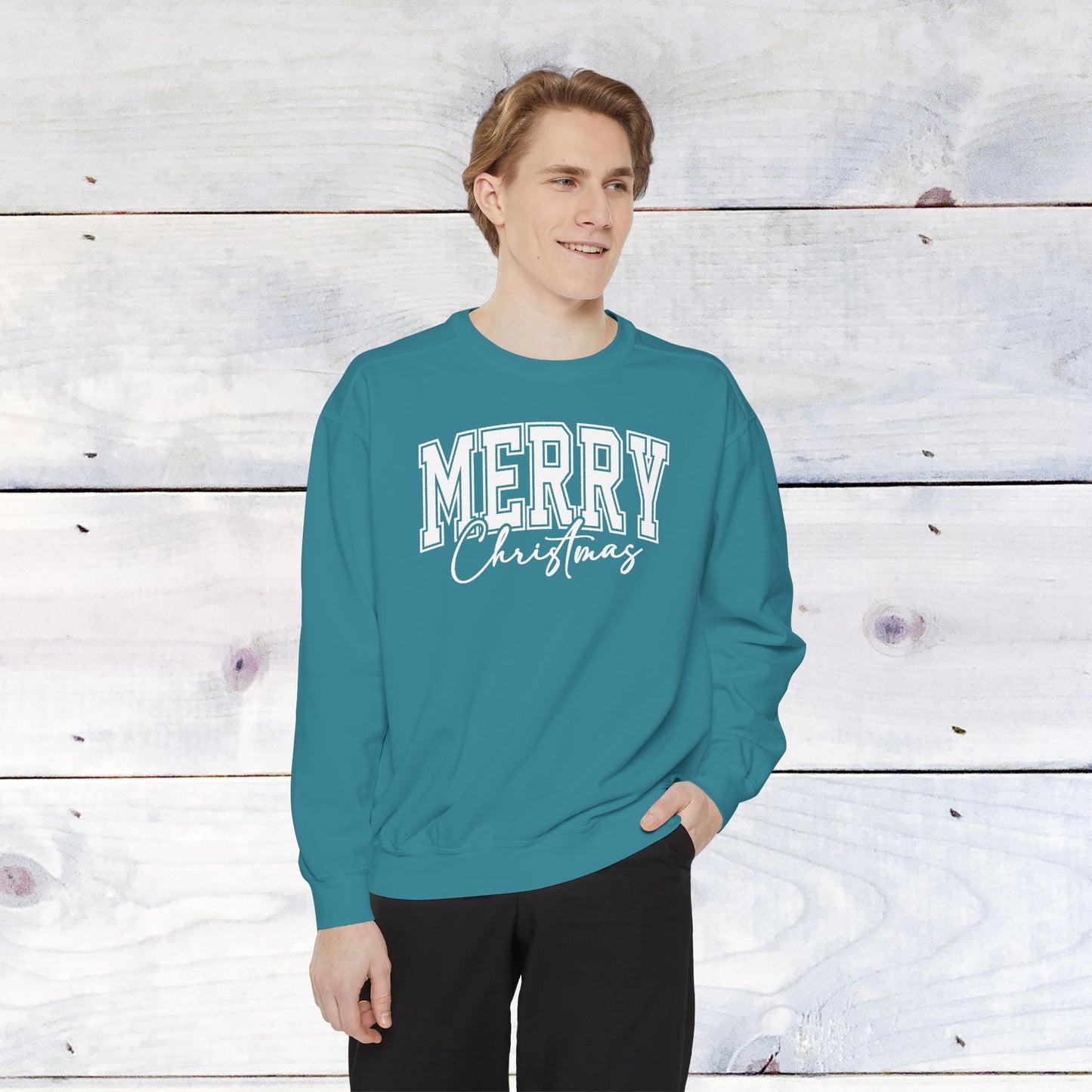 Merry Christmas Comfort Colors Sweater