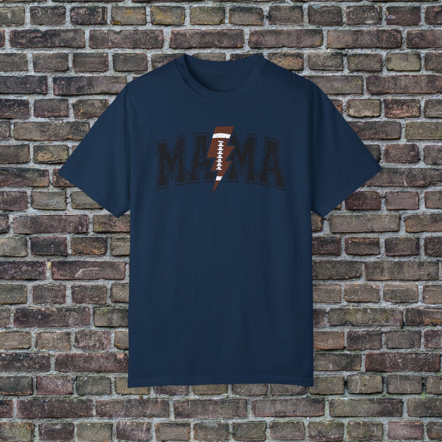 Football Mama Bolt Comfort Colors T
