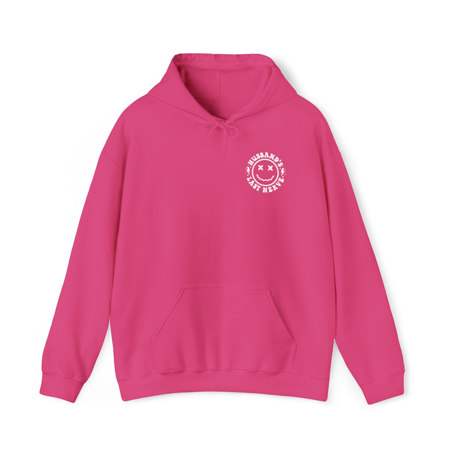 Husband's Last Nerve Hoodie - White Text