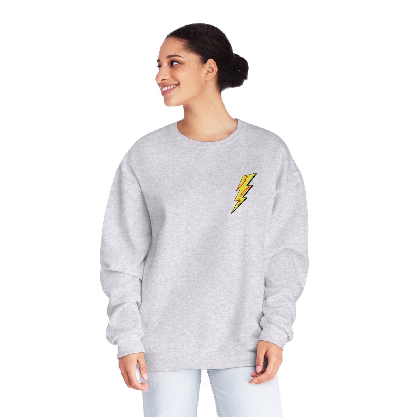 Softball Mama Sweater - White Text