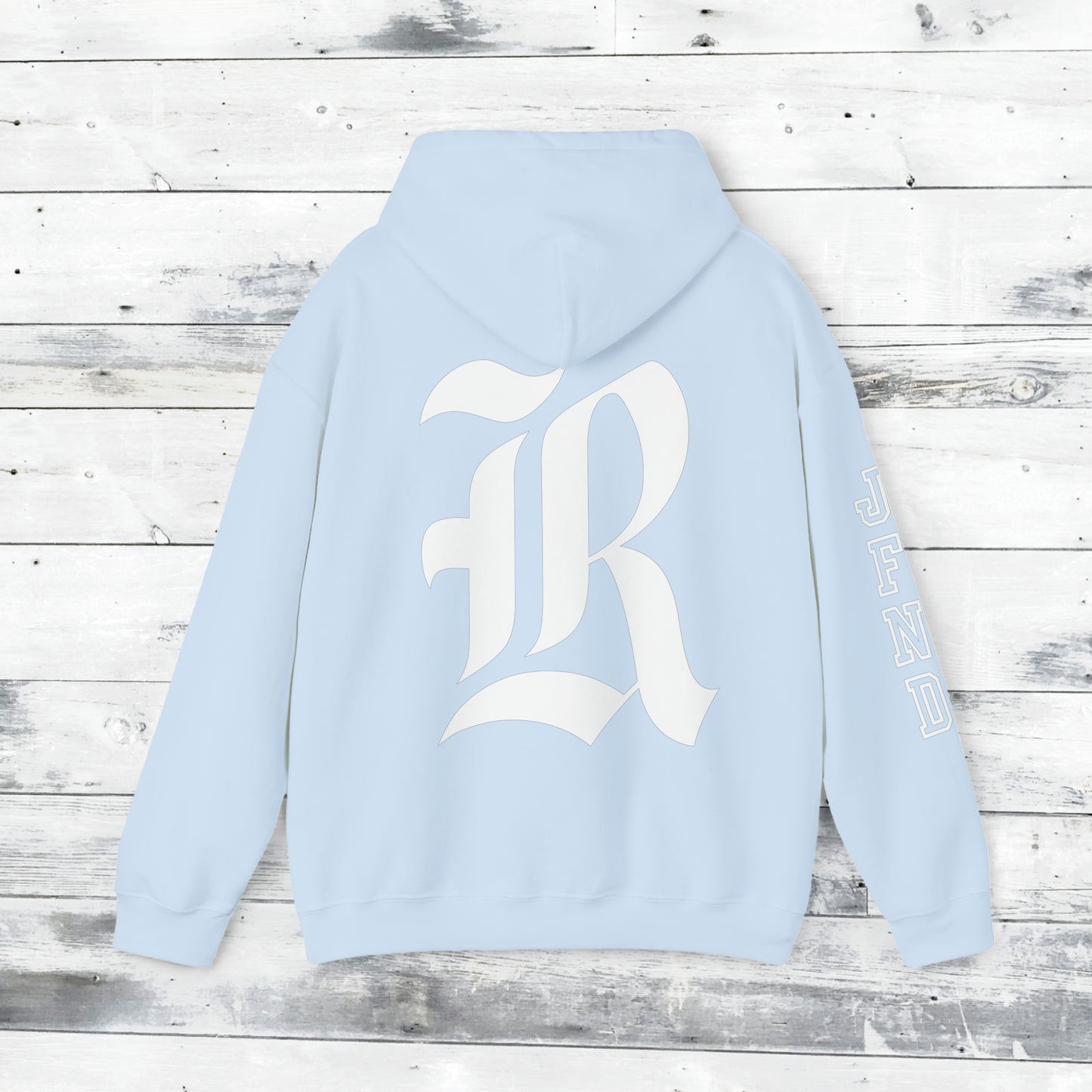 Jackets Stinger Hoodie Front - JFND Sleeve - Old School R back