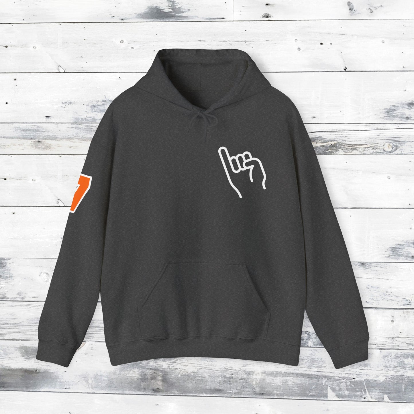 Custom Number Sleeve Jackets Stinger Hoodie Front - Old School R back