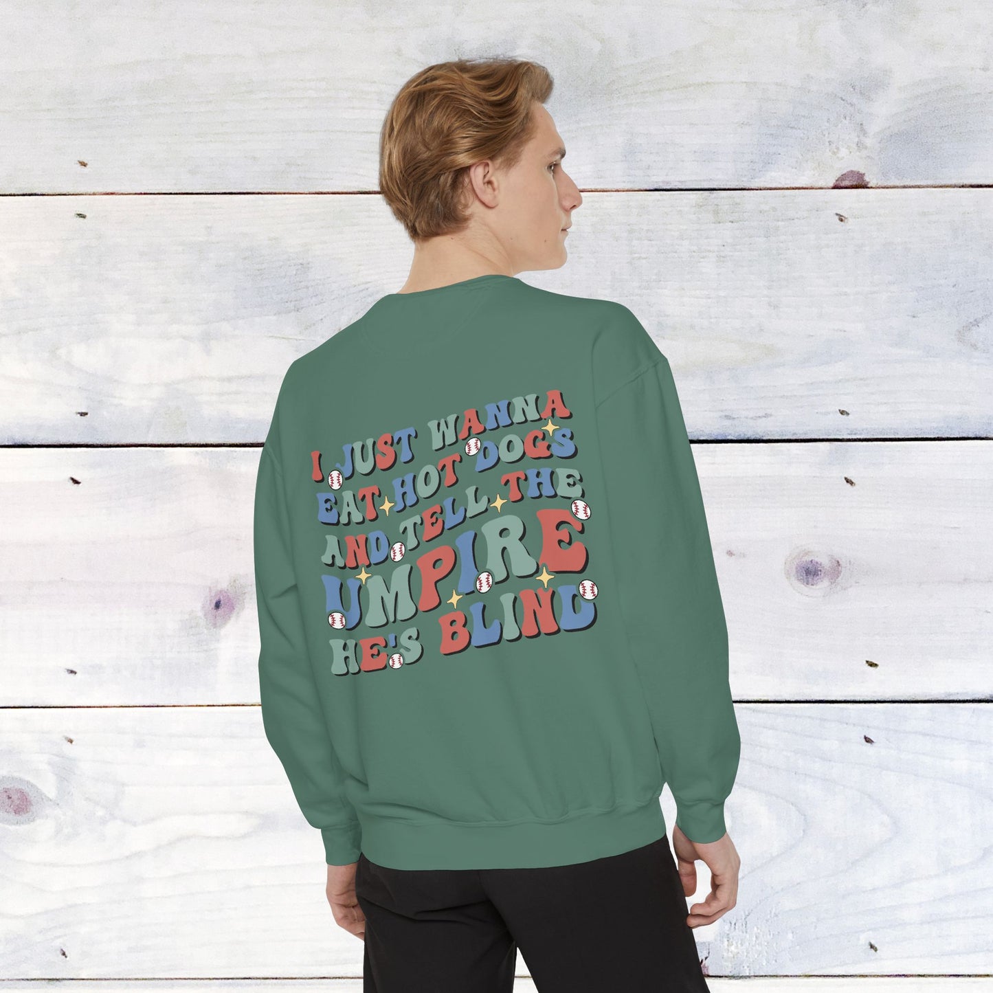 Baseball Mom Comfort Color Sweatshirt