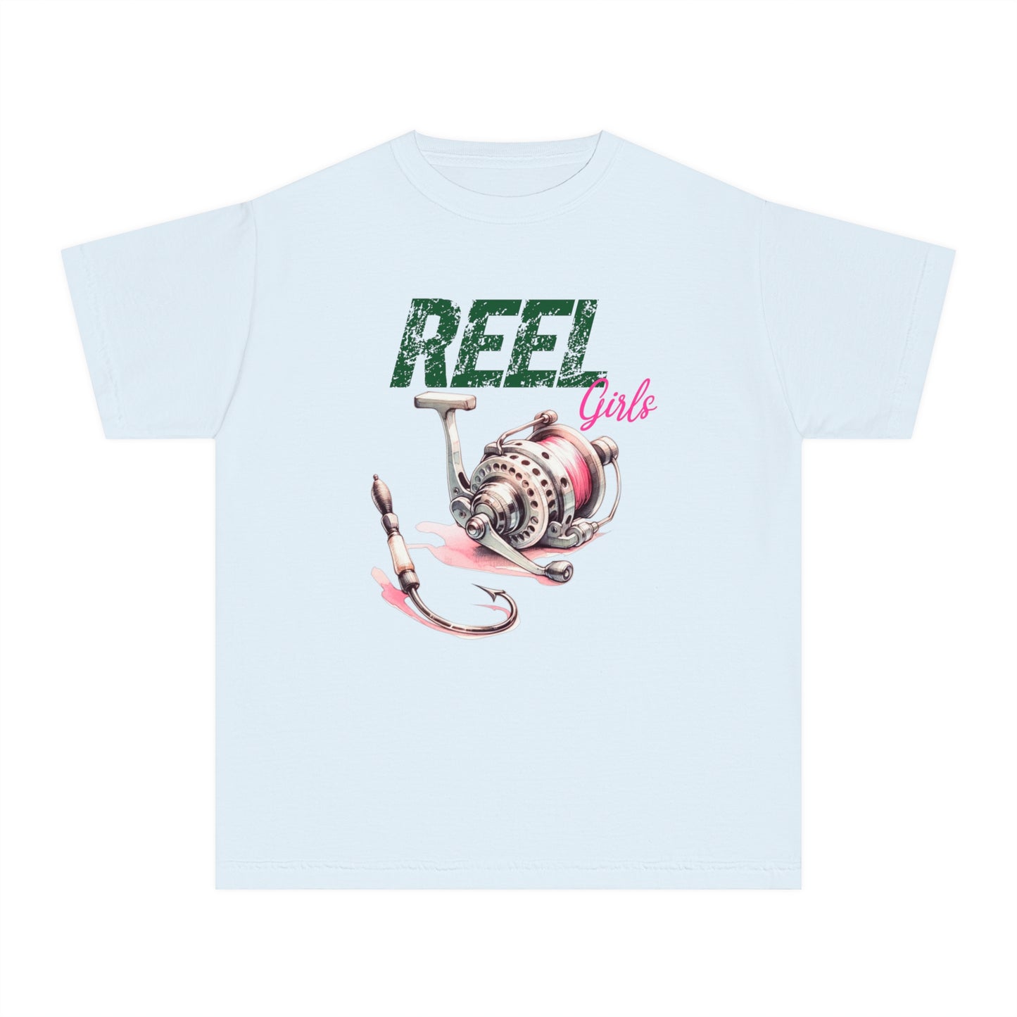 REEL Girls Youth Comfort Colors Tee