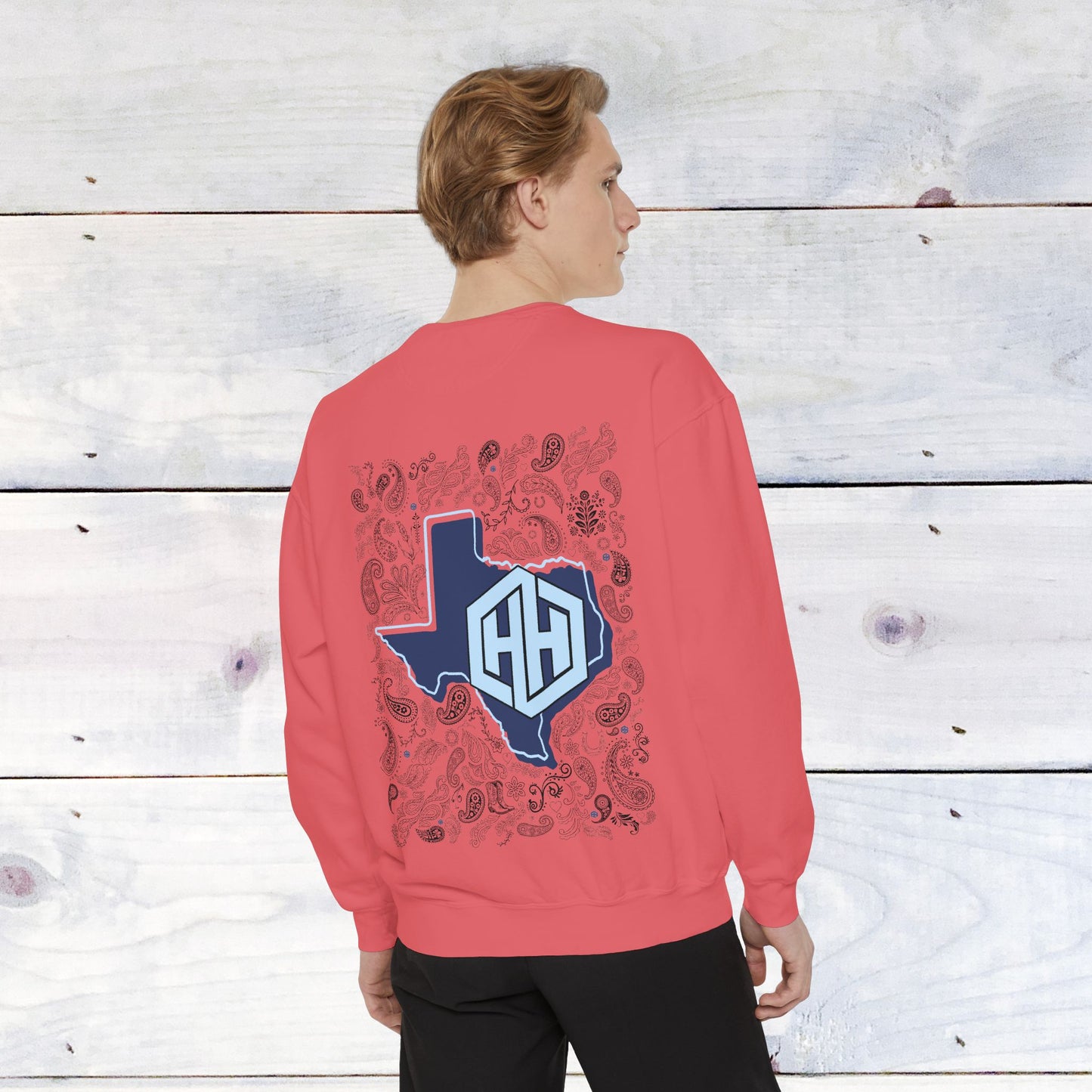 SPHE Deep in the Heart Back Comfort Colors Sweater