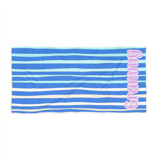 Custom Beach Towel - Grammy