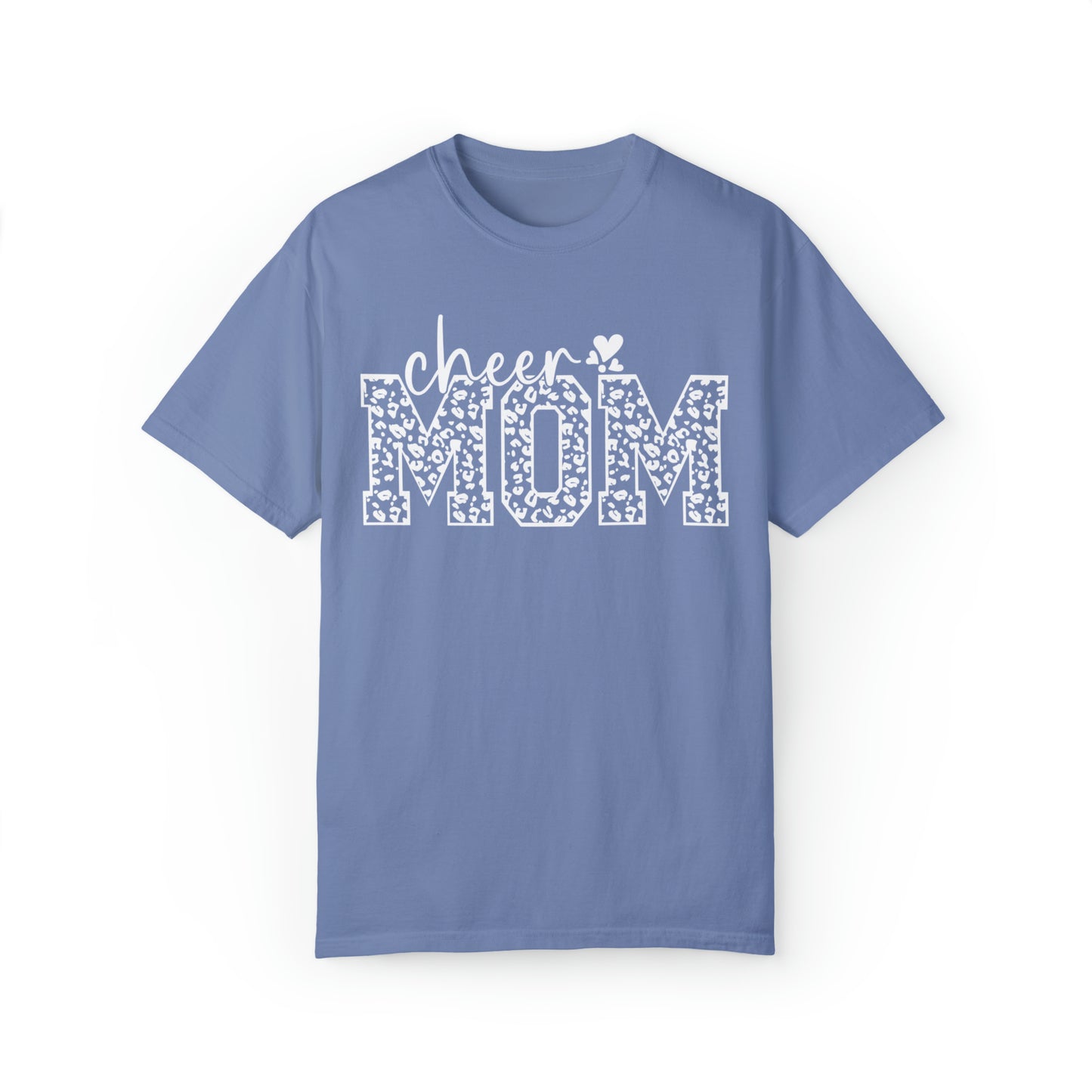 Cheetah Cheer Mom - Comfort Colors T