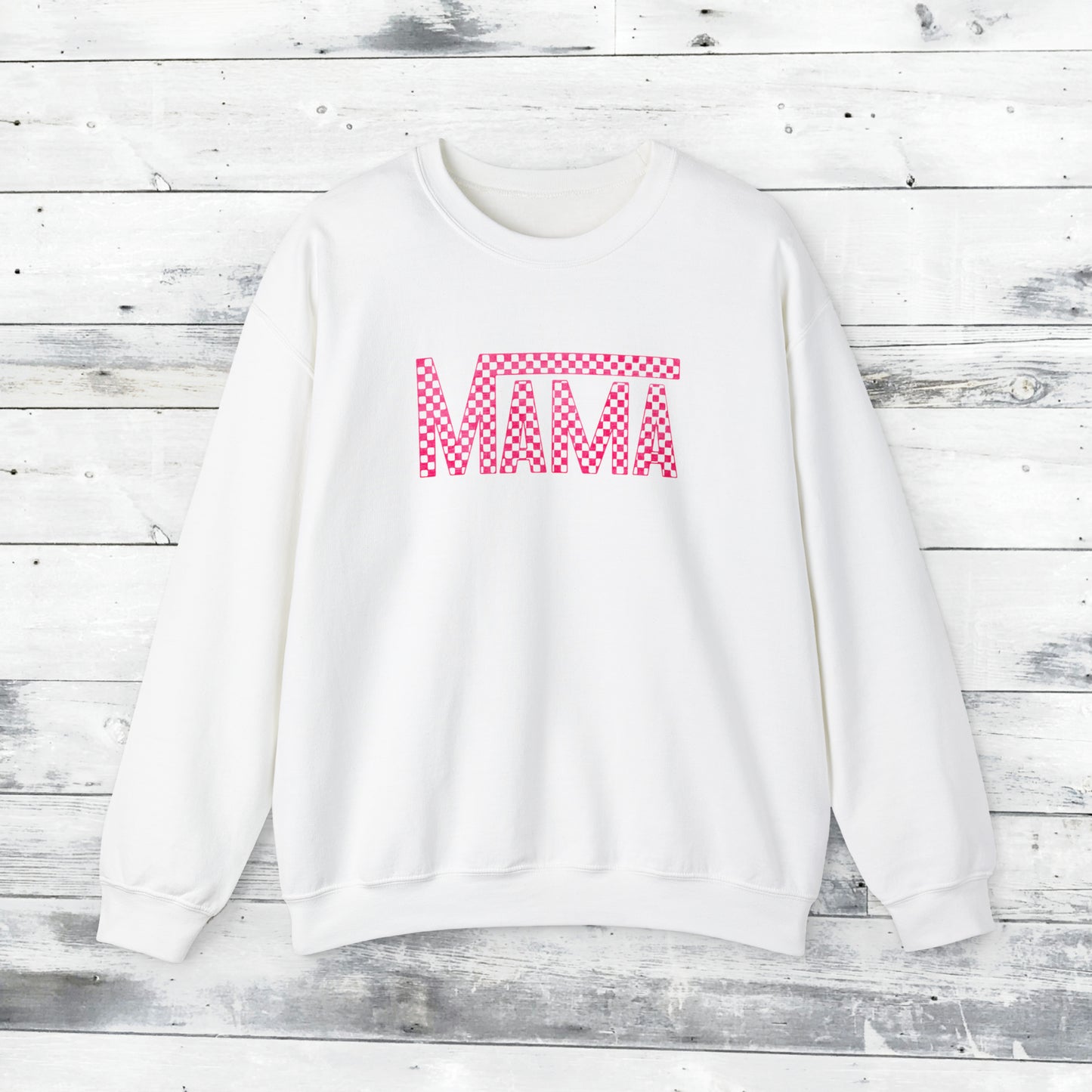 Pink Mama Checkered Sweater