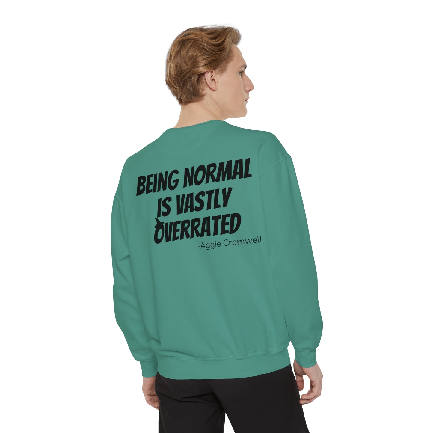 Skull Front, Vastly Overrated Back - Comfort Colors Pullover - Multi Color Options