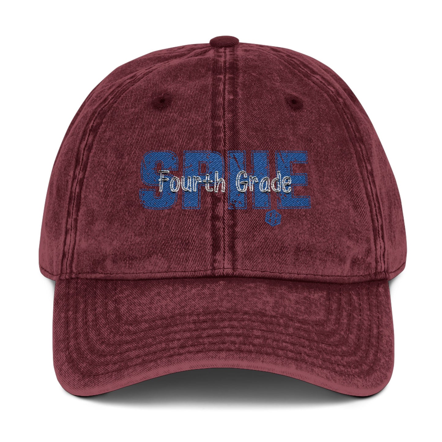 Vintage Fourth Grade Hamm Embroidered Cap