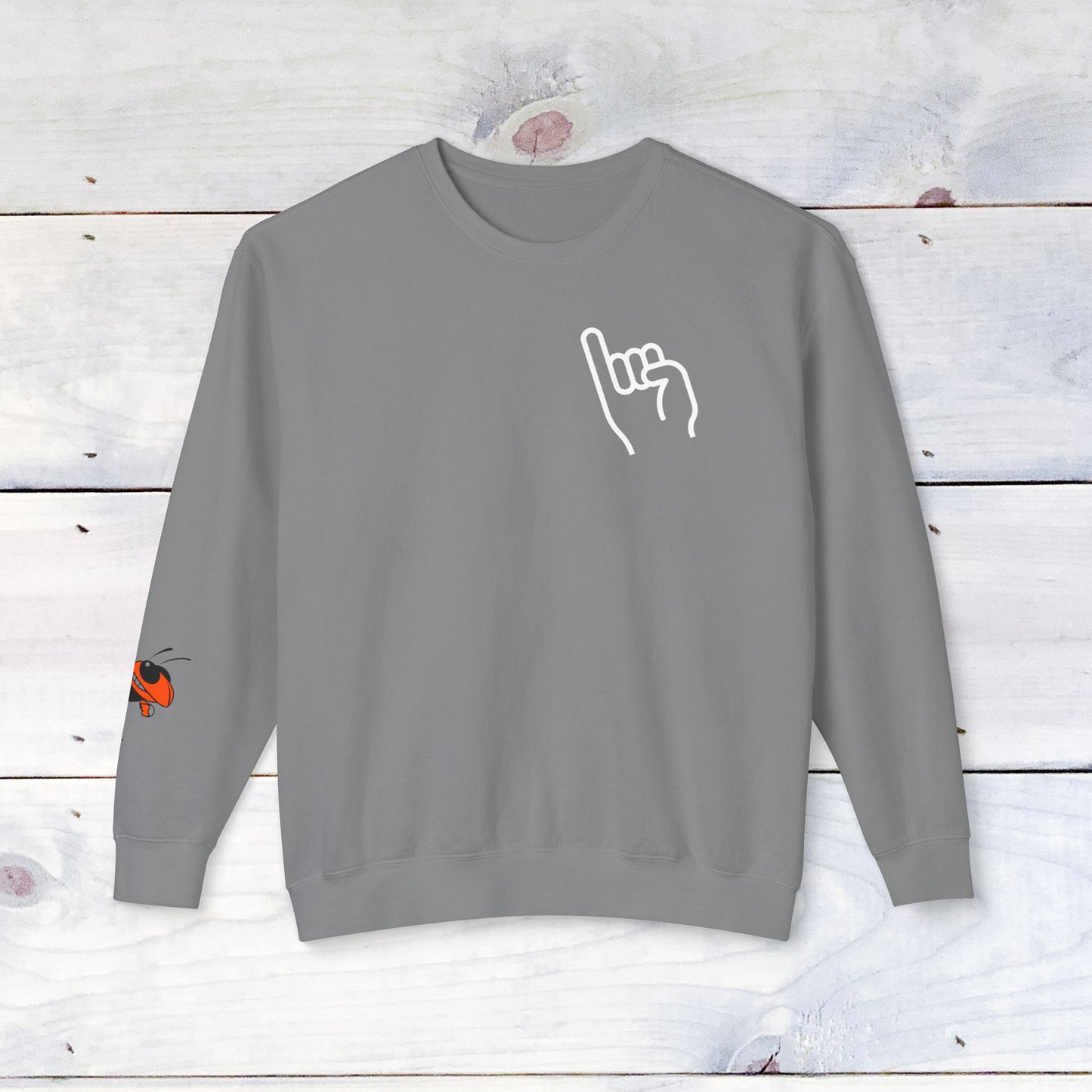 Fun Rockwall Fighting Jacket Lower Sleeve - Comfort Colors Sweater