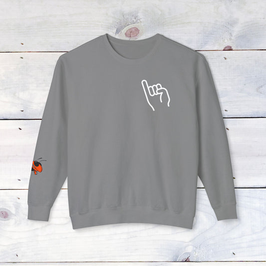 Fun Rockwall Fighting Jacket Lower Sleeve - Comfort Colors Sweater
