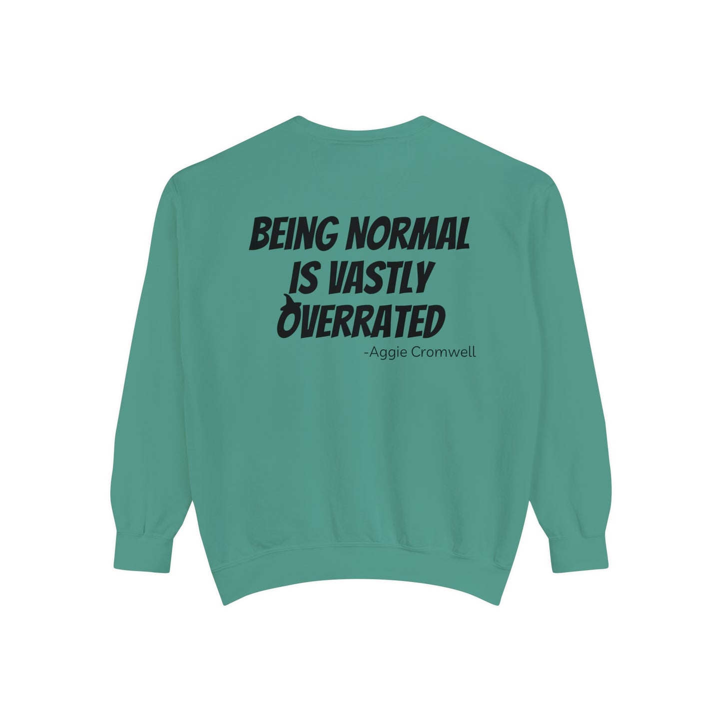 Skull Front, Vastly Overrated Back - Comfort Colors Pullover - Multi Color Options